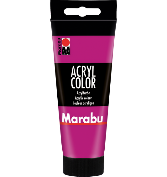 Marabu Acrylfarbe, Acryl color, Magenta, 100 ml