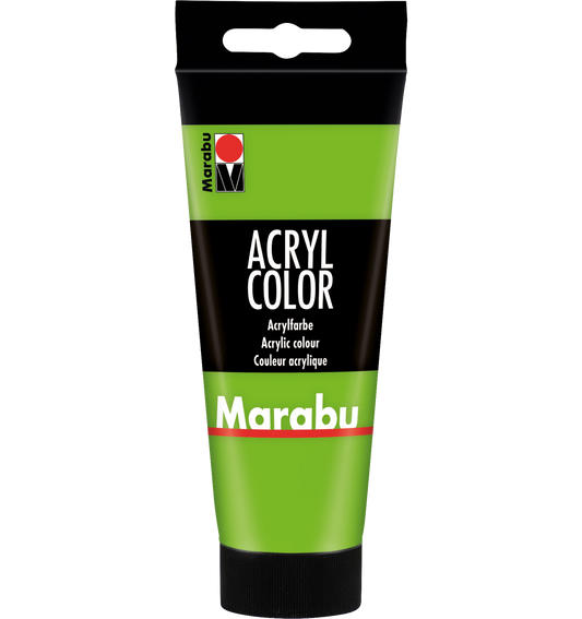 Marabu Acrylfarbe, Acryl color, Blattgrün, 100 ml
